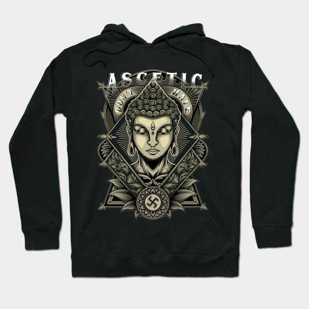 Ascetic Hoodie by Tonymidi Artworks Studio